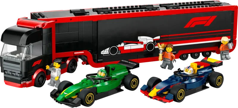 LEGO City 60445 F1® Truck with RB20 & AMR24 F1® Cars