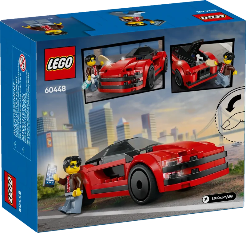 LEGO City 60448 Red Sports Car Packaging