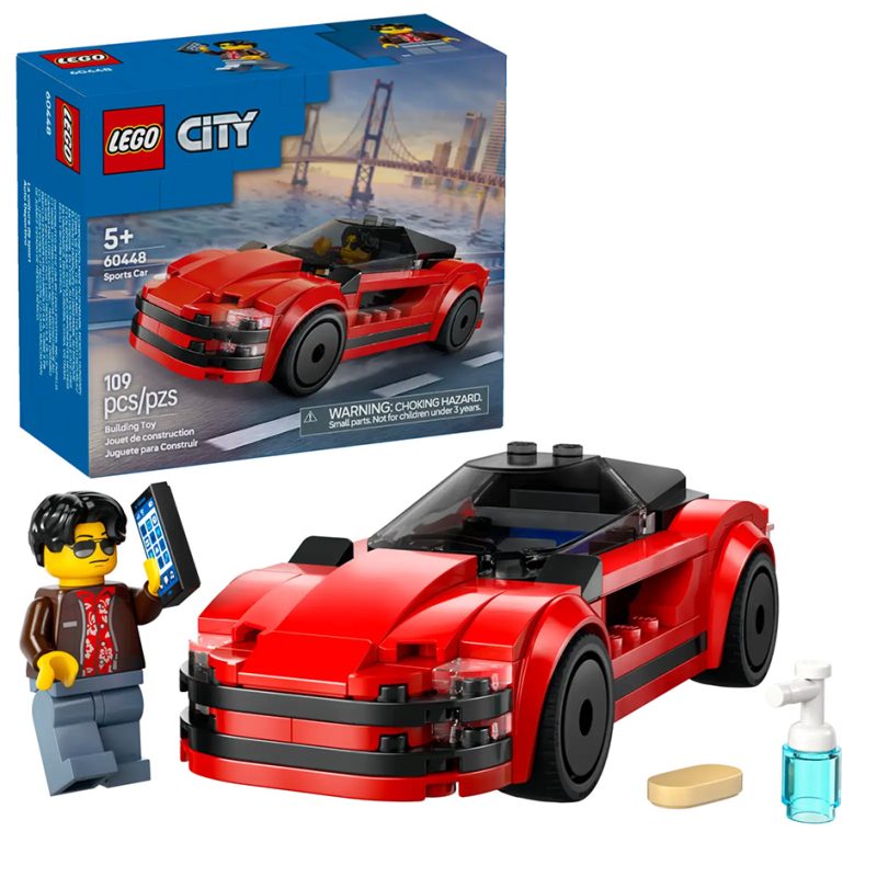 LEGO City 60448 Red Sports Car