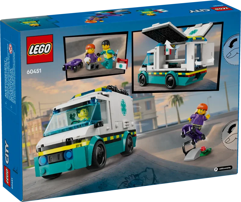 LEGO City 60451 Emergency Ambulance Packaging