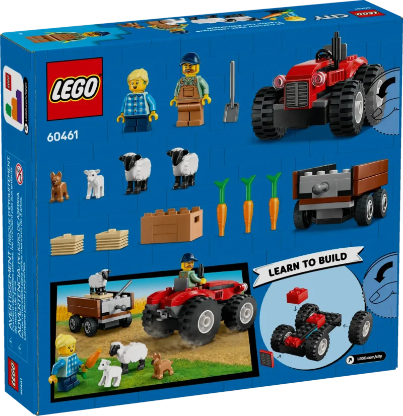 LEGO City 60461 Red Farm Tractor with Trailer & Sheep Packaging