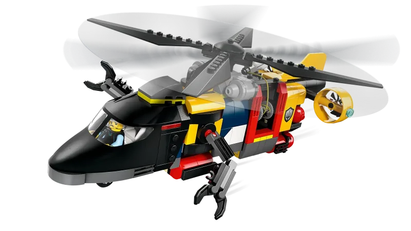 LEGO City 60462 Helicopter, Fire Truck & Submarine Remix