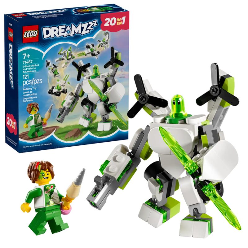 LEGO Dreamzzz 71487 Z-Blob's Robot and Vehicle Adventures