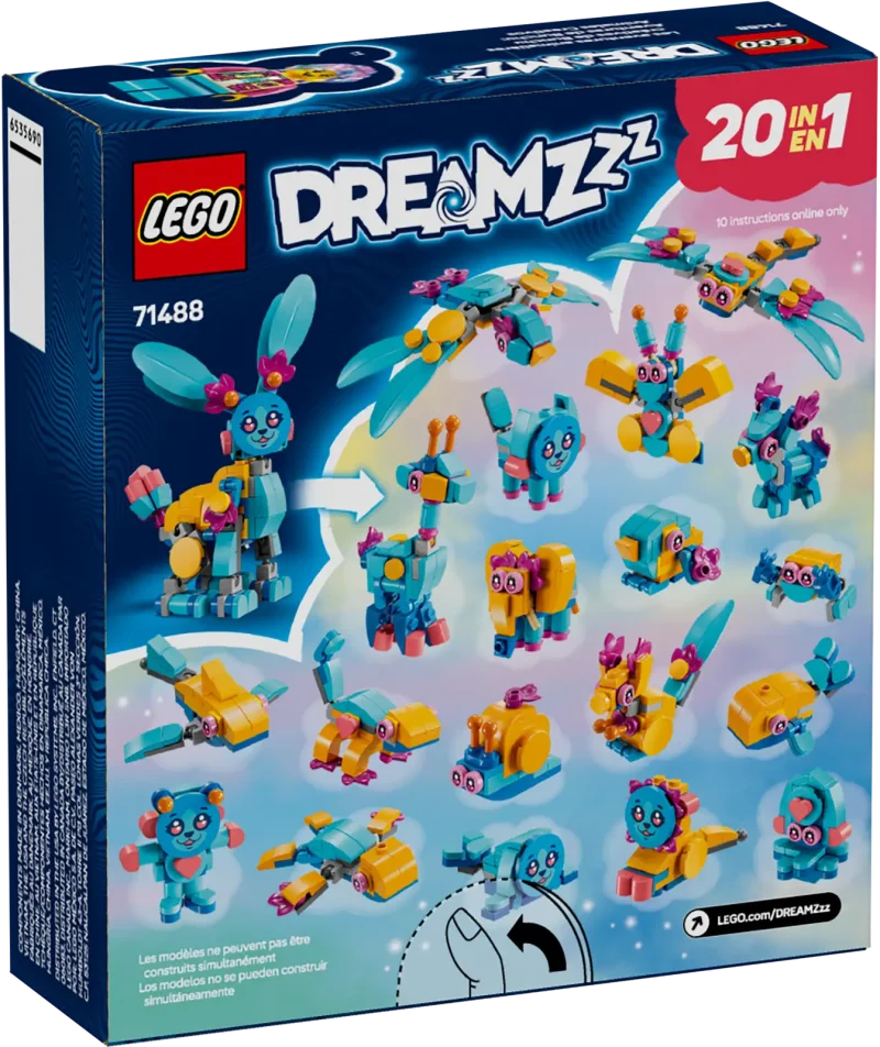 LEGO Dreamzzz 71488 Bunchu's Creative Animal Adventures Packaging