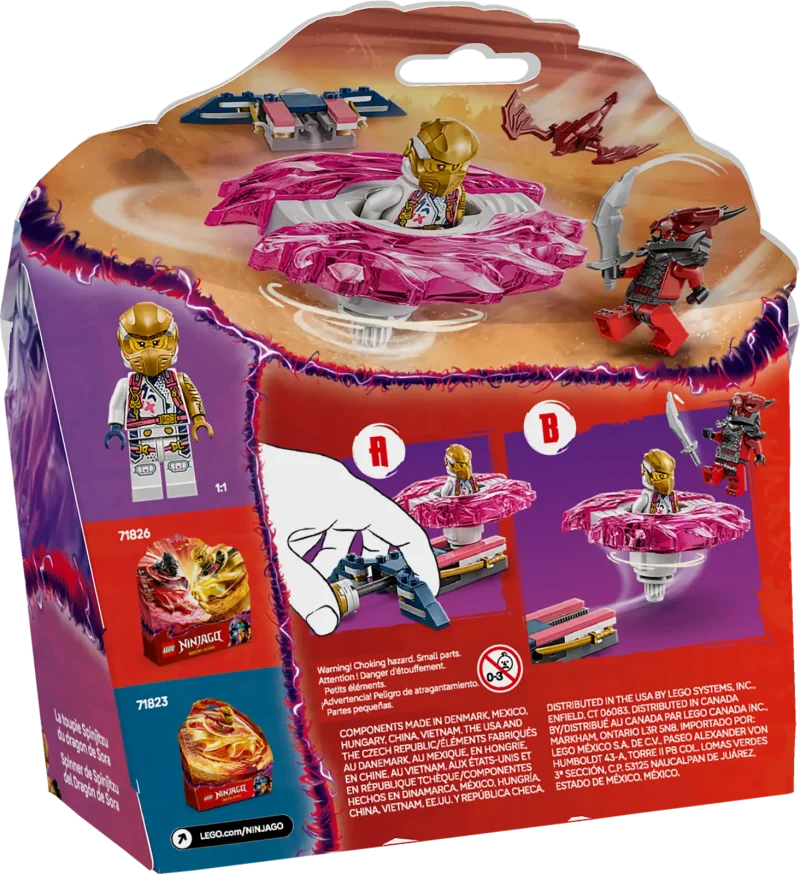 LEGO Ninjago 71824 Sora's Dragon Spinjitzu Spinner Packaging