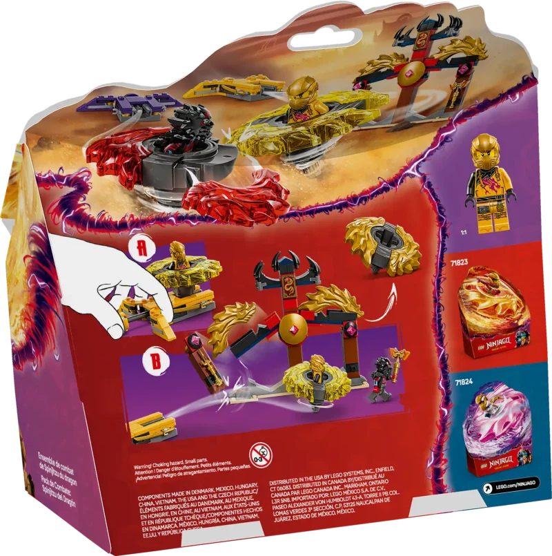 LEGO Ninjago 71826 Dragon Spinjitzu Battle Pack Packaging