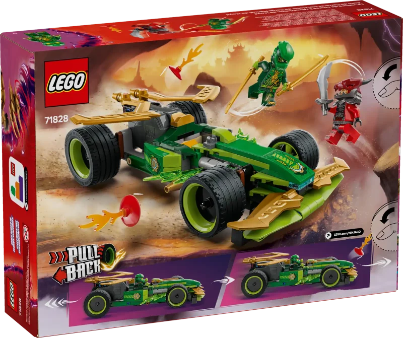 LEGO Ninjago 71828 Lloyd's Pull-Back Race Car Packaging