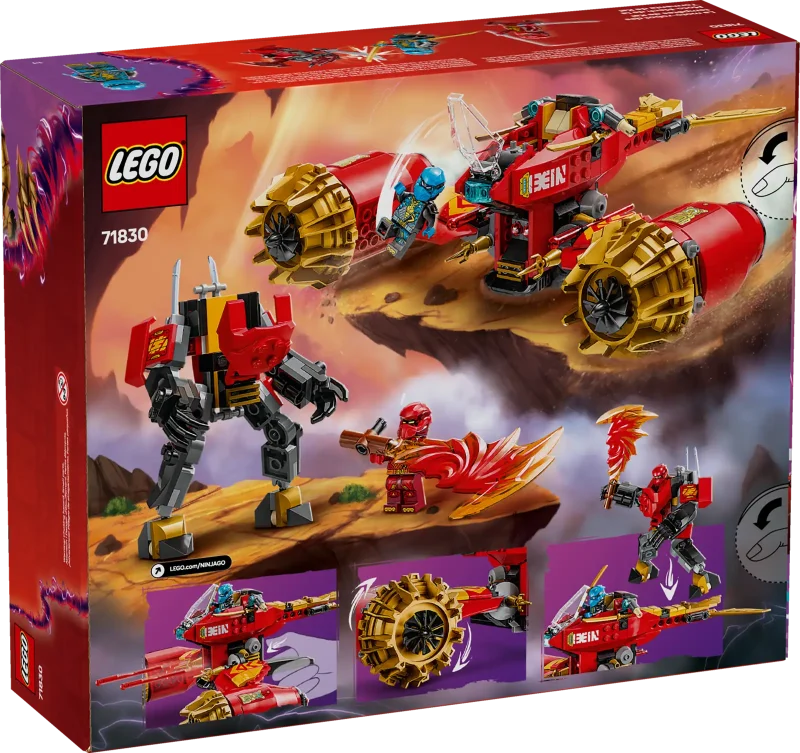 LEGO Ninjago 71830 Kai's Mech Storm Rider Packaging