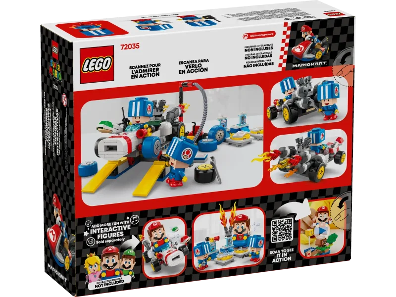 LEGO Super Mario 72035 Mario Kart™ – Toad's Garage Packaging