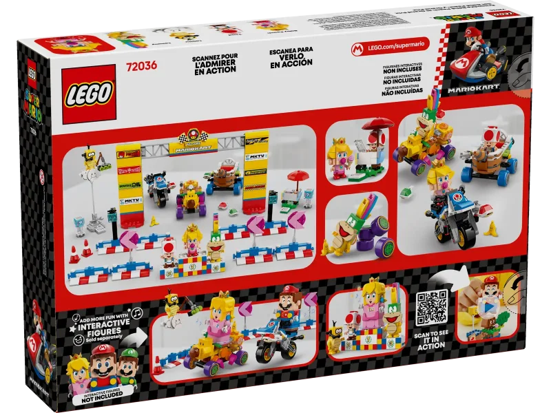 LEGO Super Mario 72036 Mario Kart™ – Baby Peach & Grand Prix Set Packaging