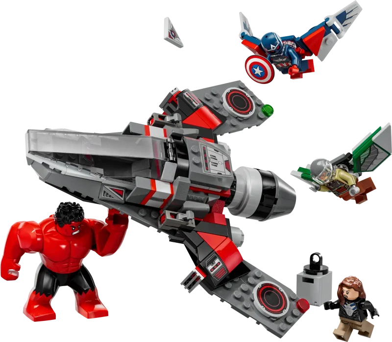 LEGO Marvel 76292 Captain America vs. Red Hulk Battle