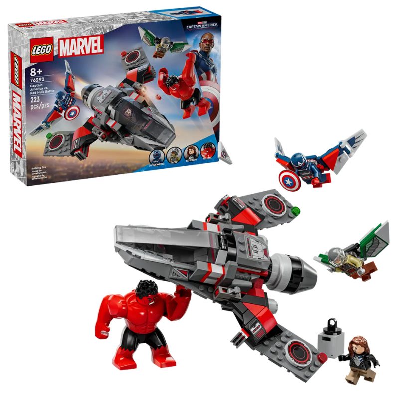 LEGO Marvel 76292 Captain America vs. Red Hulk Battle