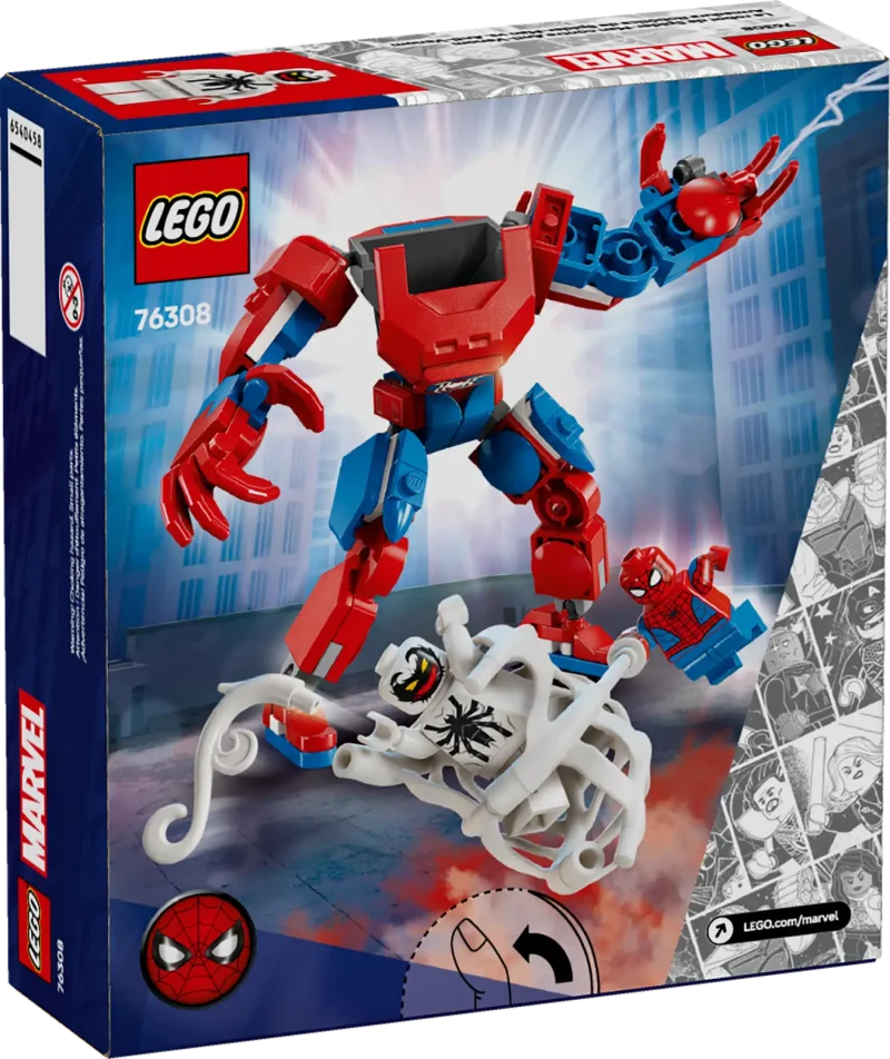 LEGO Marvel 76308 Spider-Man Mech vs. Anti-Venom Packaging