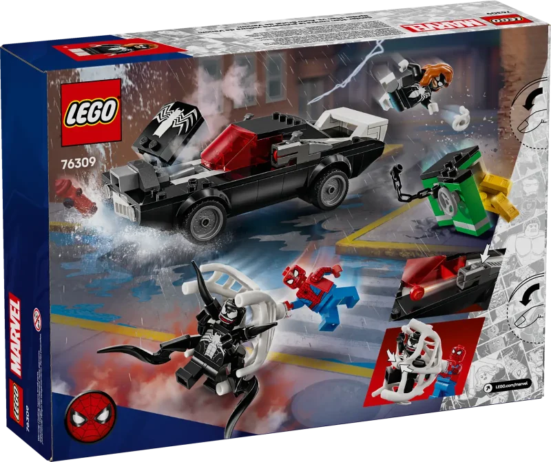 LEGO Marvel 76309 Spider-Man vs. Venom Muscle-Car Packaging