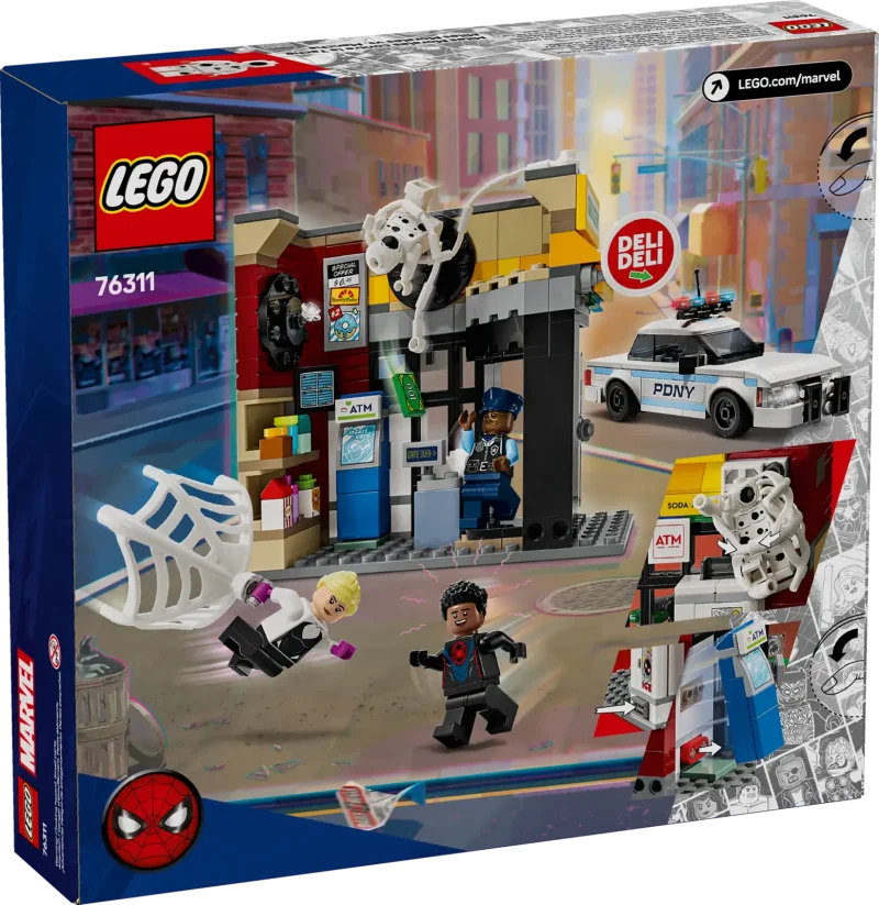 LEGO Marvel 76311 Spider-Verse: Miles Morales vs. Spot Packaging