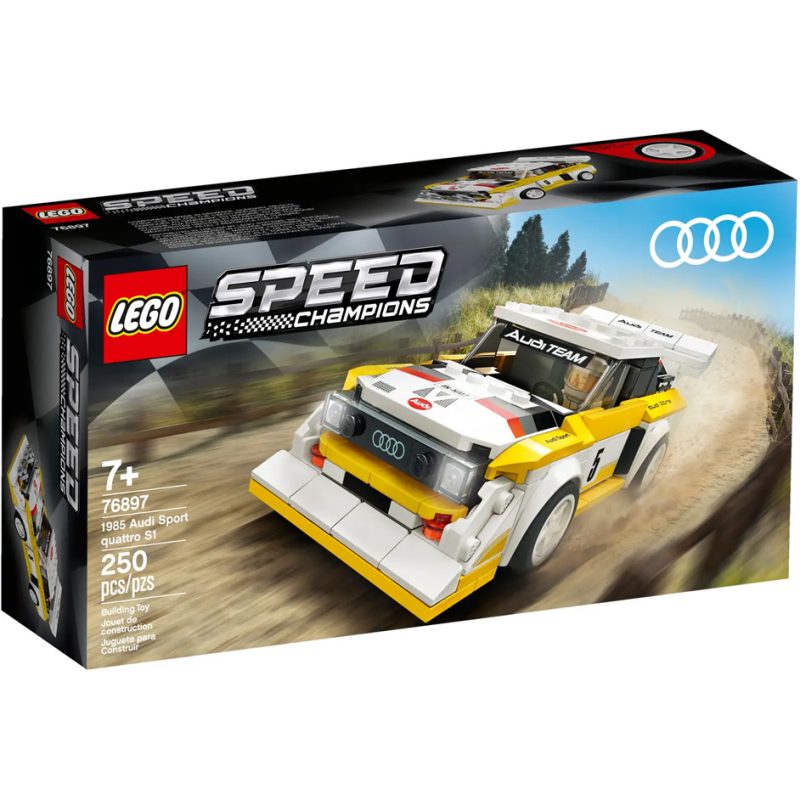 LEGO Speed Champions 1985 Audi Sport quattro S1 (76897) Packaging