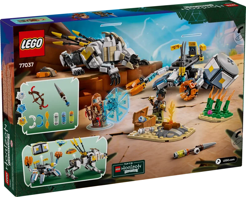 LEGO® Horizon Adventures 77037 Aloy & Varl vs. Shell-Walker & Sawtooth Packaging