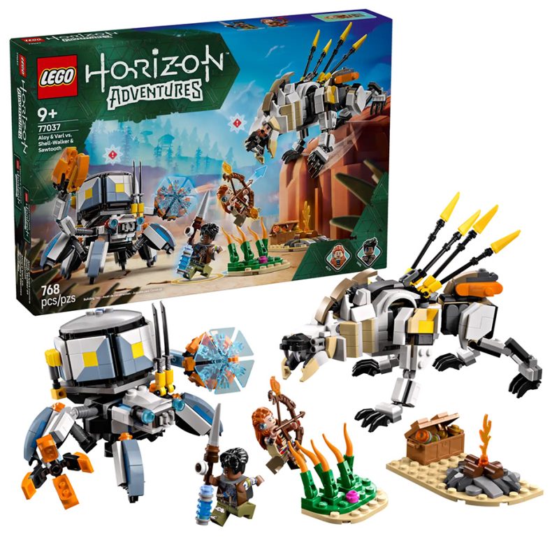 LEGO® Horizon Adventures 77037 Aloy & Varl vs. Shell-Walker & Sawtooth