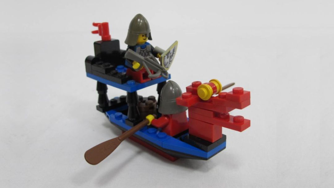 Vintage LEGO® boat with knights