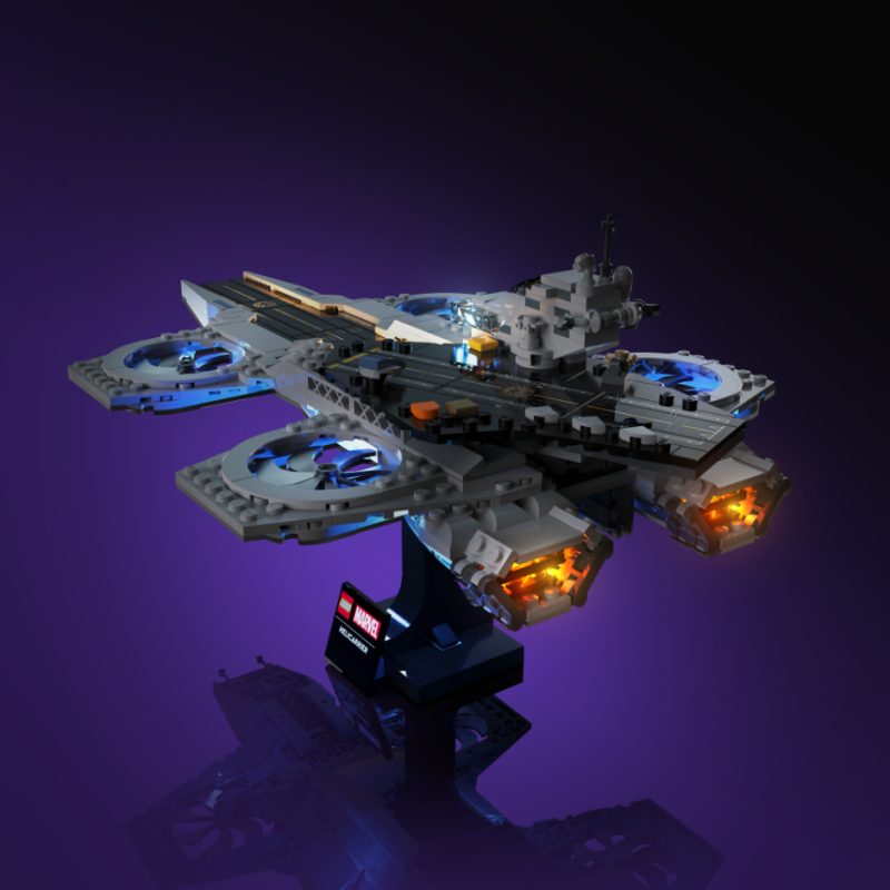 Light My Bricks 2.0 Light Kit for LEGO Marvel 76295 The Avengers Helicarrier