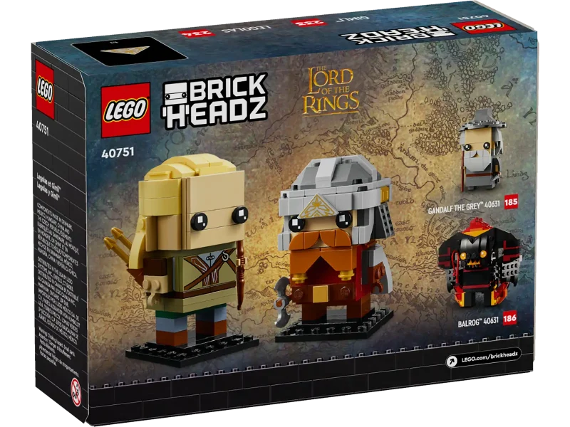 LEGO BrickHeadz 40751 Legolas & Gimli