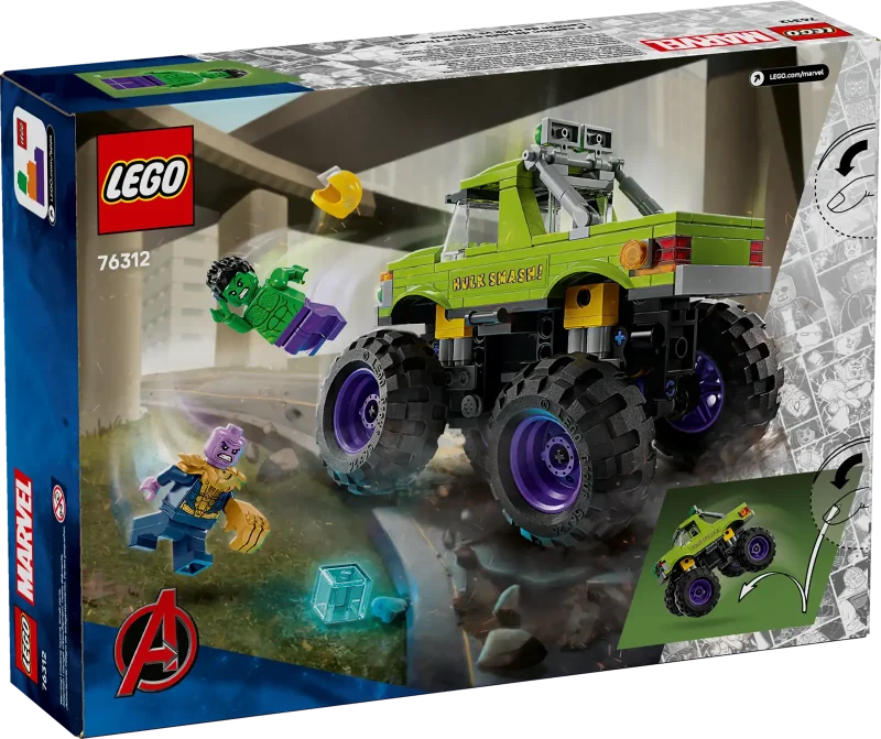 LEGO Marvel 76312 The Hulk Truck vs. Thanos Packaging