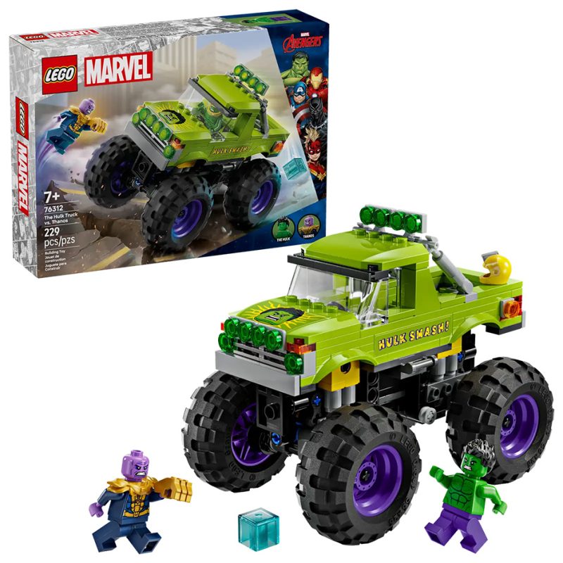 LEGO Marvel 76312 The Hulk Truck vs. Thanos