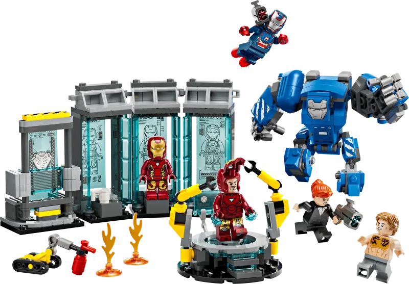 LEGO Marvel 76315 Iron Man's Laboratory: Hall of Armor