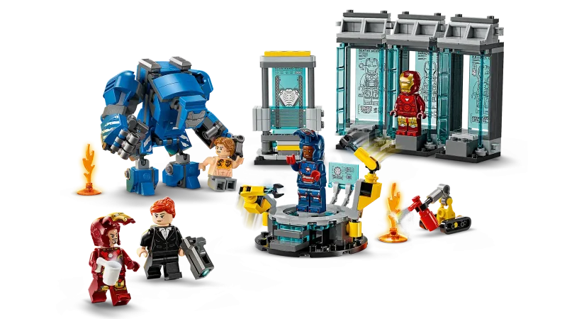 LEGO Marvel 76315 Iron Man's Laboratory: Hall of Armor