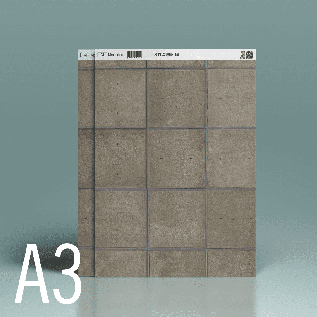Modeltex Stelcon Used - A3-STELCONUSED-18
