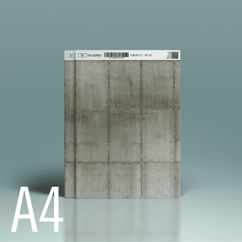 Modeltex Concrete 01 - A4-CONCRETE 01-HO187