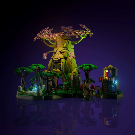 Light My Bricks (LMB) 2.0 Light Kit for LEGO #77092 The Legend of Zelda Great Deku Tree 2-in-1