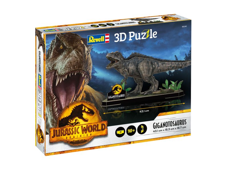 Jurassic World Dominion - Giganotosaurus Revell 3D Puzzle - Image 7