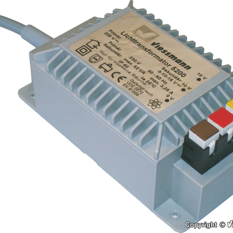 5200 Transformer 16 V, 52 VA