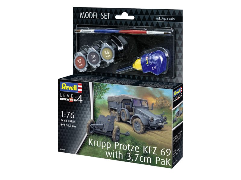 Model Set Krupp Protze KFZ 69 with 3,7cm Pak - Image 4