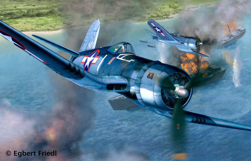 Model Set Vought F4U-1A CORSAIR 