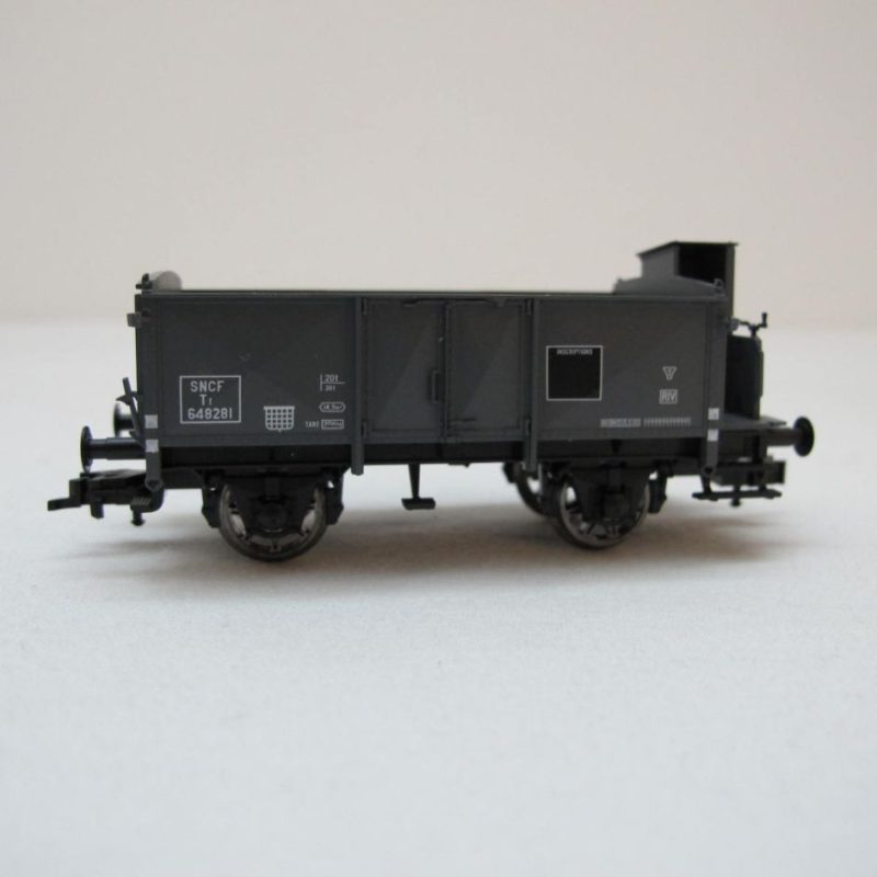 Open goods wagon with brakeman's cab Grey - Image 10