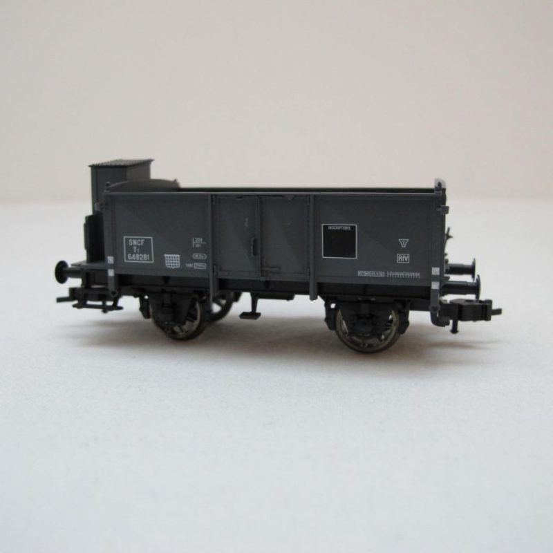 Open goods wagon with brakeman's cab Grey - Image 12