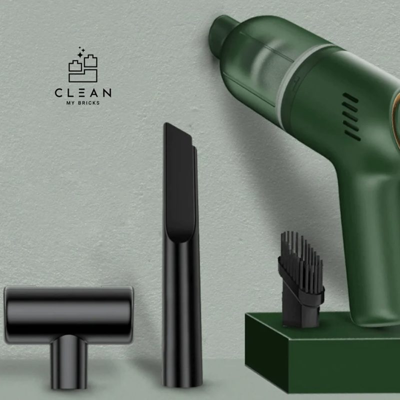 Clean My Bricks Mini Vacuum Cleaner Dark Green