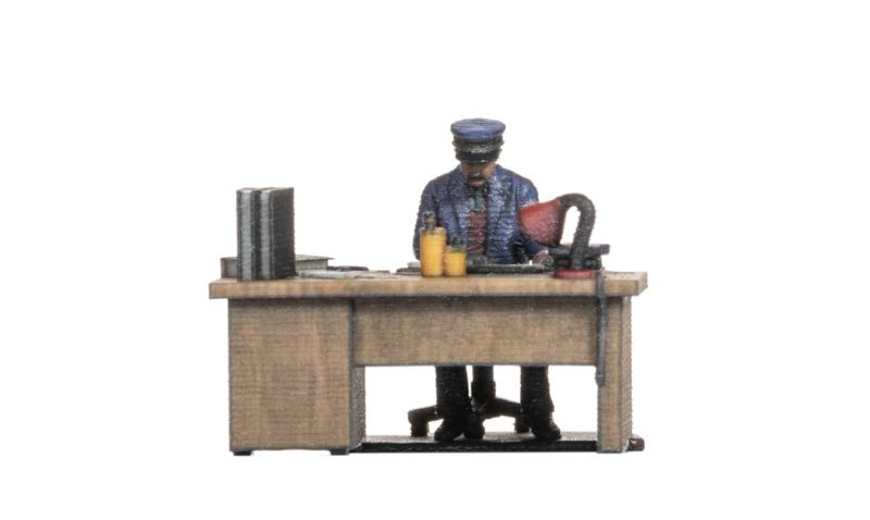 Railway Official at his Desk