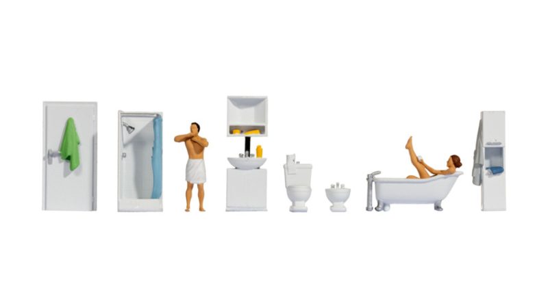 Themed Figures Set ‘Bathroom’ 