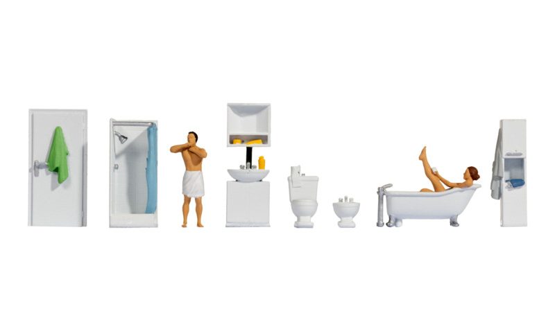 Themed Figures Set ‘Bathroom’ 