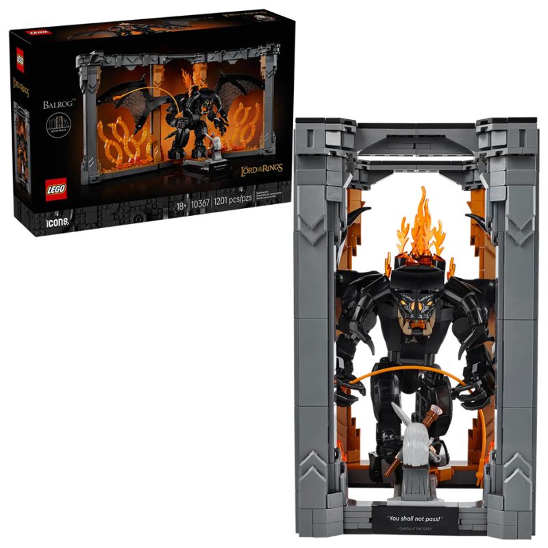 LEGO® Icons The Lord of the Rings: Balrog™ Book Nook (10367)