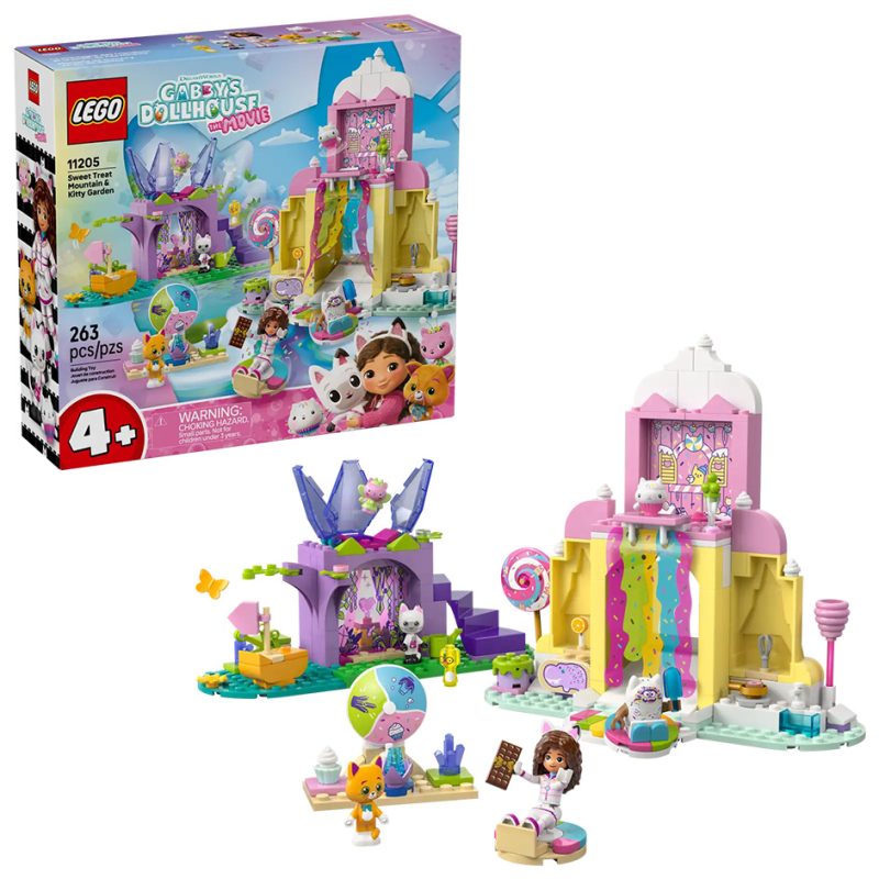 LEGO Gabby’s Dollhouse Sweet Treat Mountain & Kitty Garden (11205)