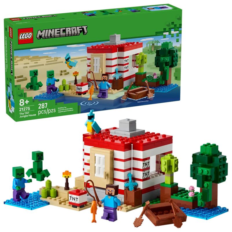 LEGO Minecraft The TNT Jungle House (21275)