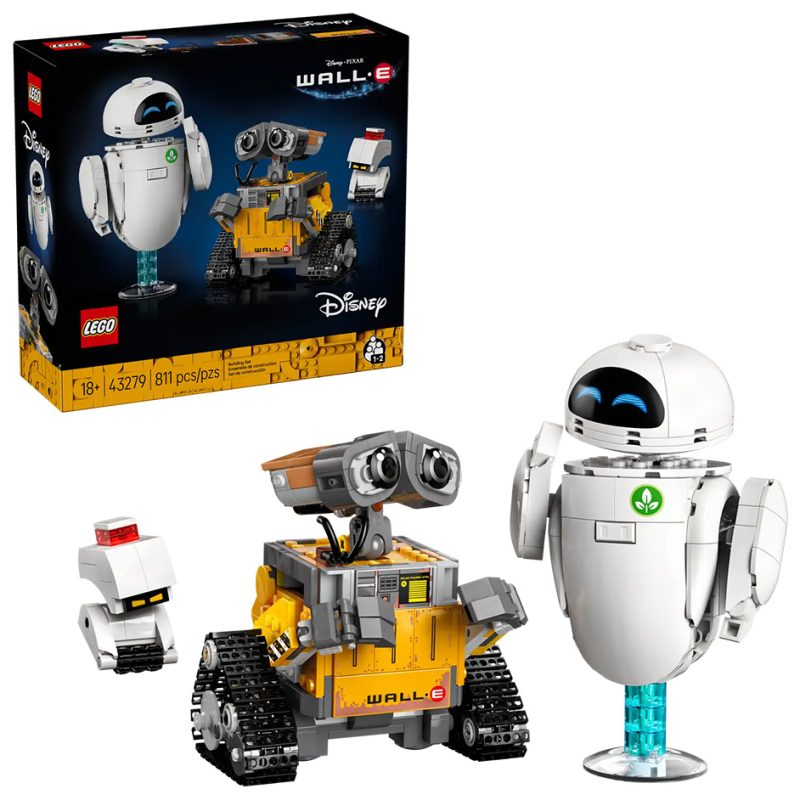 LEGO Disney 43279 WALL-E and EVE
