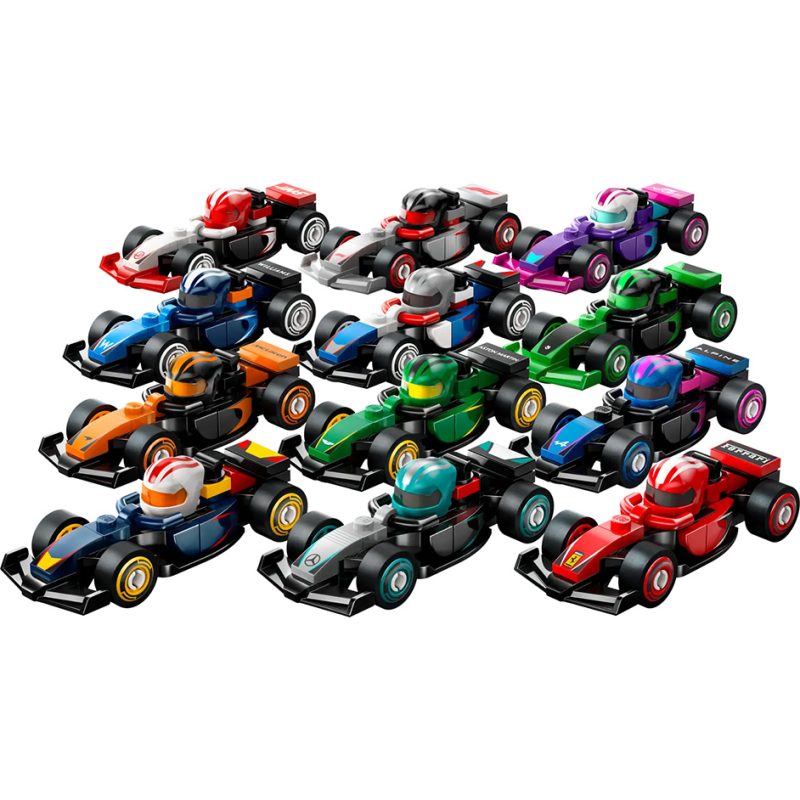 F1® Collectible Race Cars – Complete collection of all 12 minifigures