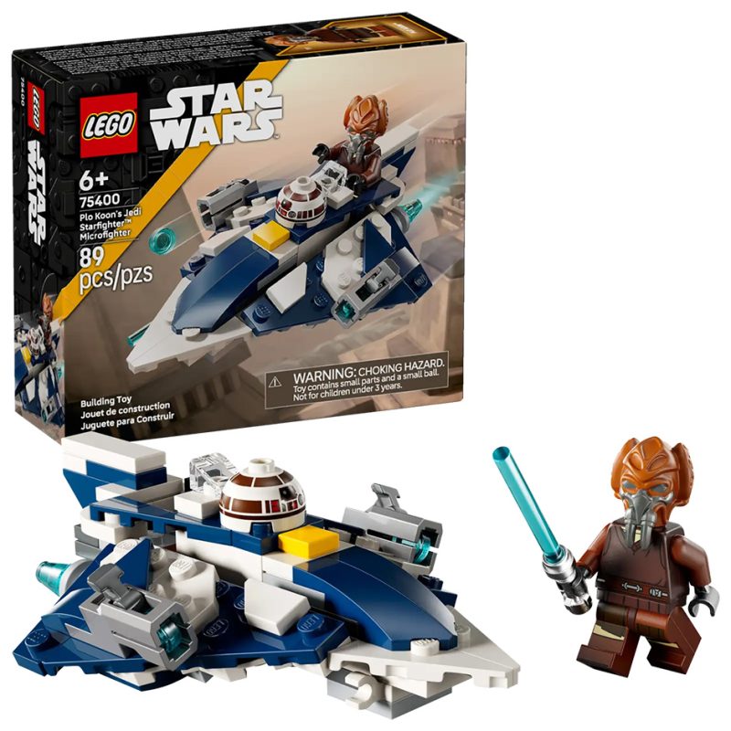 LEGO Star Wars Plo Koon’s Jedi Starfighter Microfighter (75400)
