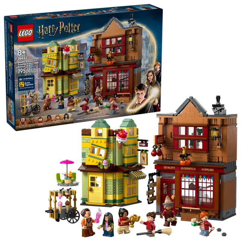 LEGO Harry Potter Quality Quidditch Supplies & Ice Cream Parlour (76452)