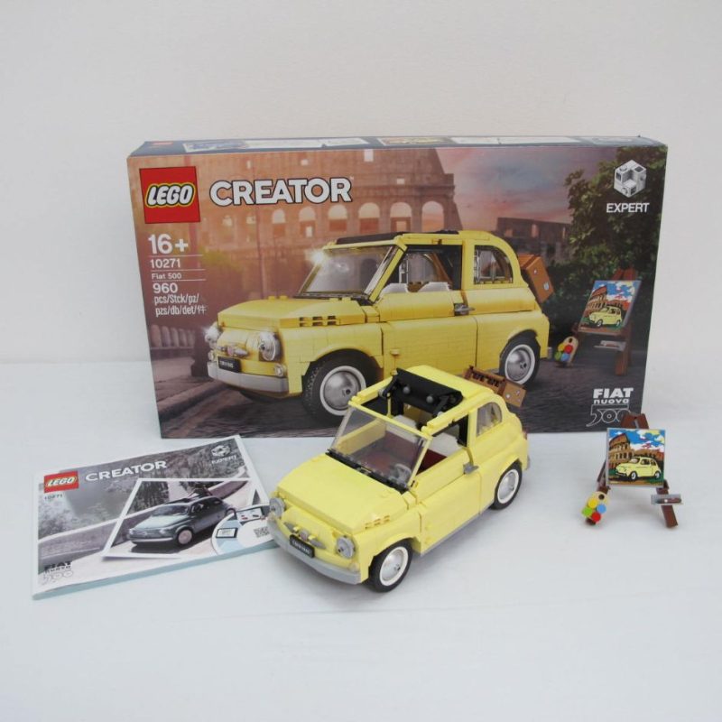 Fiat 500 {Bright Light Yellow Edition}. Complete with instructions and box